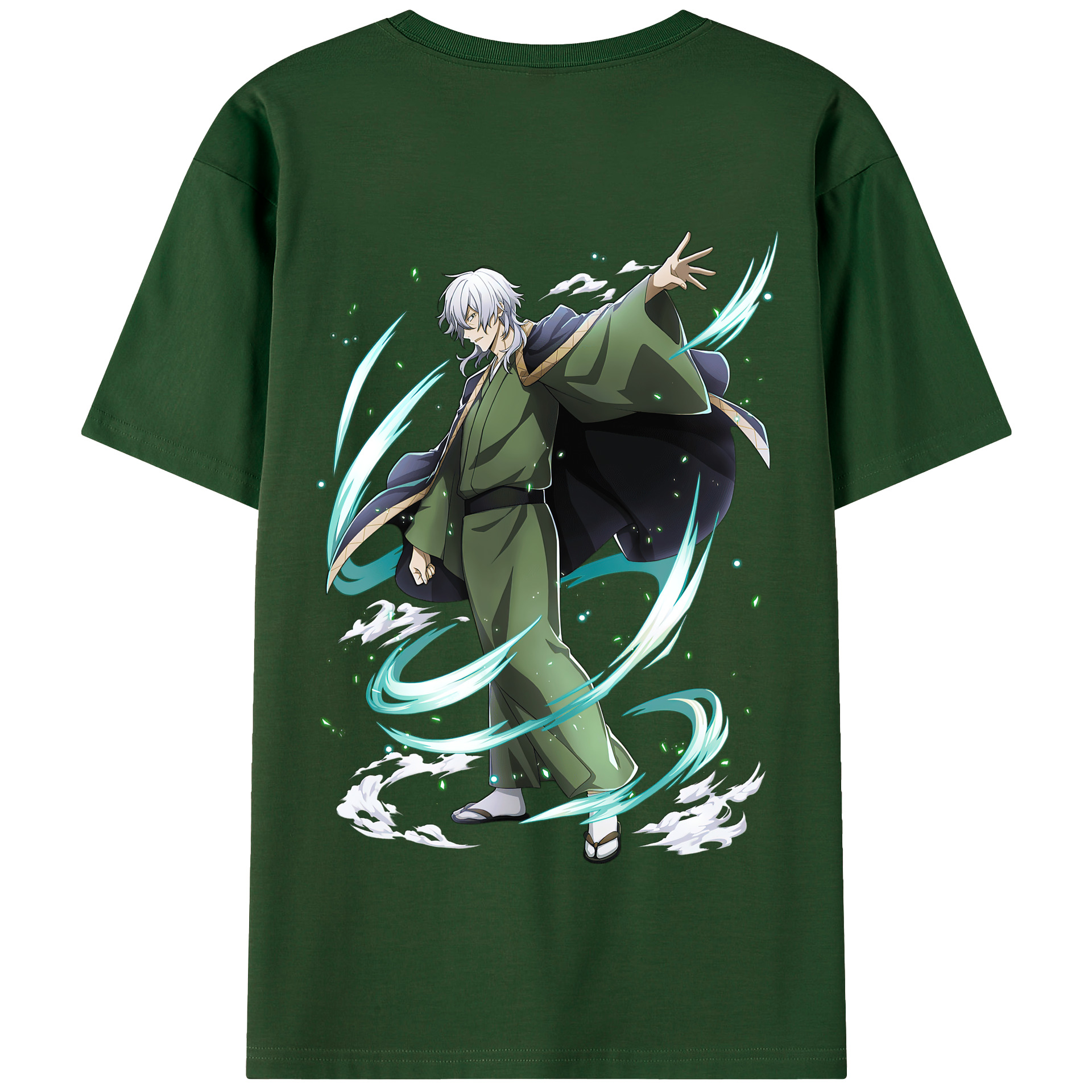（画像用） 文豪ストレイドッグス Bungo Stray Dogs 綿100％半袖Tシャツ（背面プリント）
